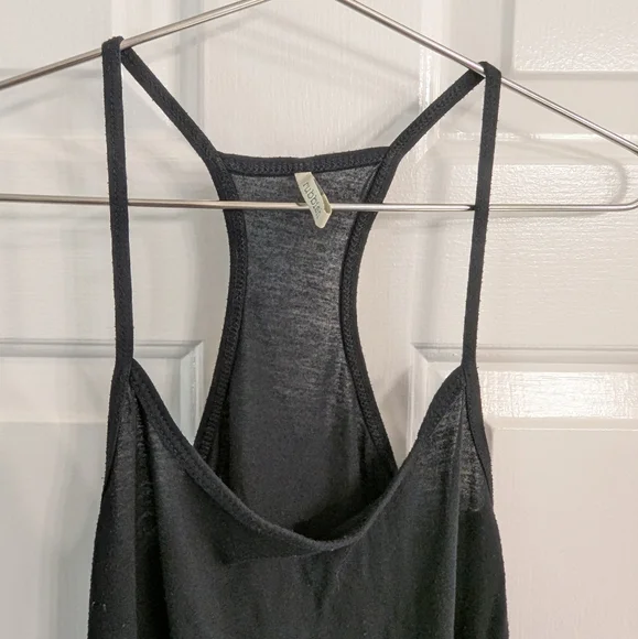 Rubbish Black Thin Lightweight Racerback Tank Top - Picture 3 of 4